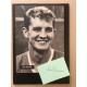Signed card & unsigned picture of Ian Greaves the Manchester United footballer.